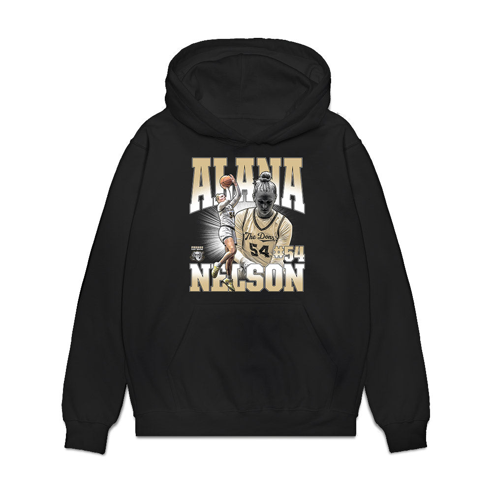 PFW - NCAA Women's Basketball : Alana Nelson - Premium Hooded Sweatshirt-0