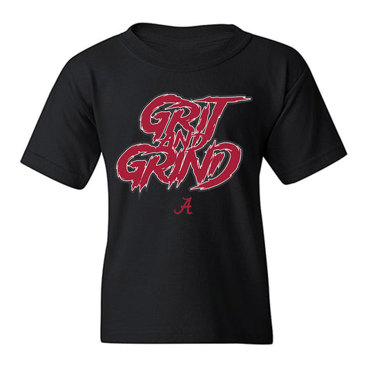 Alabama - NCAA Football : Grit And Grind Youth T-Shirt-0