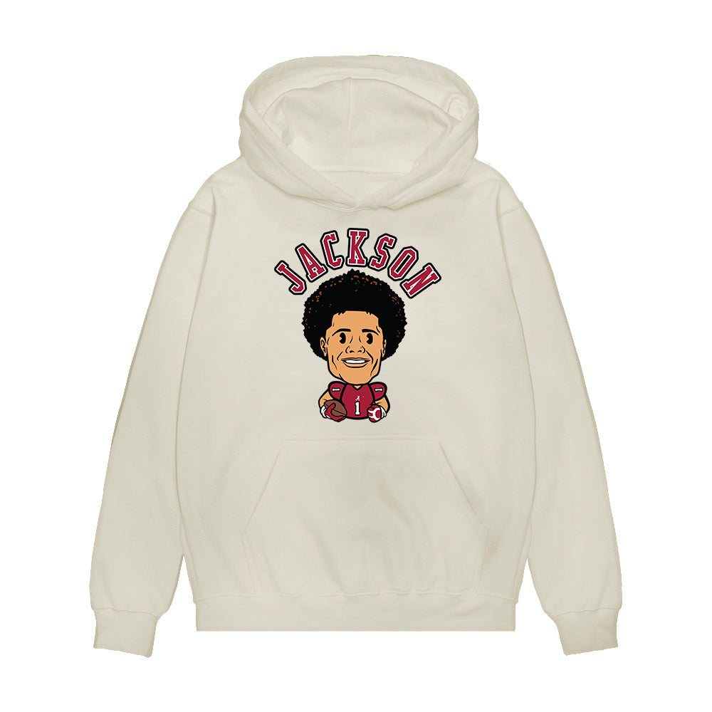 Alabama - : - Caricature Premium Hooded Sweatshirt-0