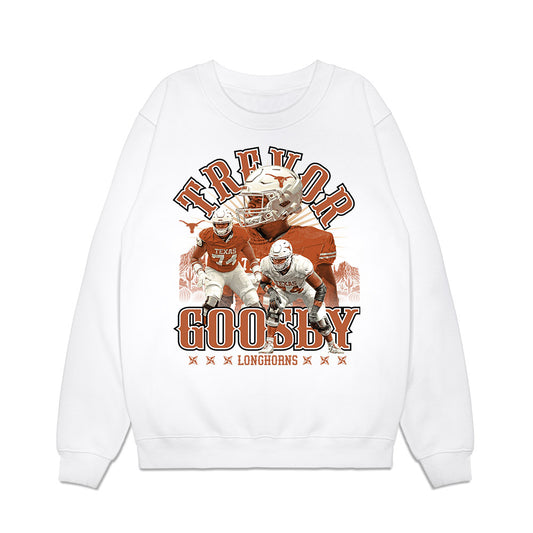 Texas - NCAA Football : Trevor Goosby - Collage Premium Crewneck Sweatshirt-0