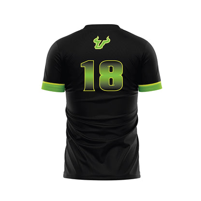 USF - NCAA Men's Soccer : Jacobo Gonzalez - Black Soccer Jersey-1