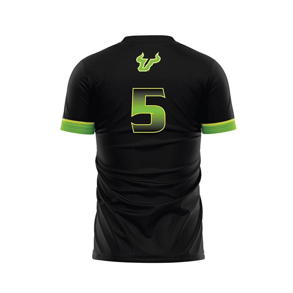 USF - NCAA Men's Soccer : Mikhail Keise - Black Soccer Jersey-1