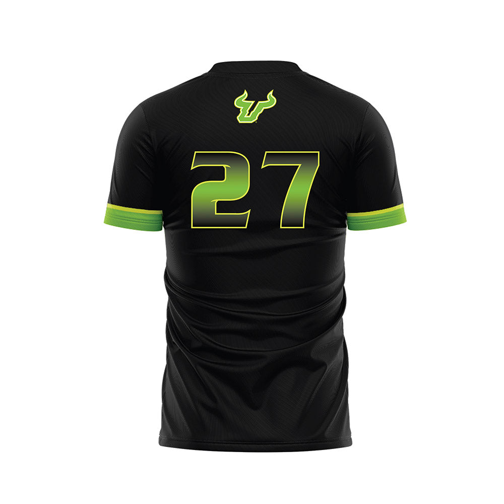 USF - NCAA Men's Soccer : Yanis Lasri - Black Soccer Jersey-1