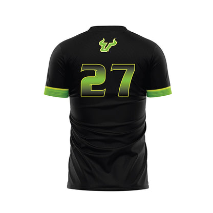 USF - NCAA Men's Soccer : Yanis Lasri - Black Soccer Jersey-1