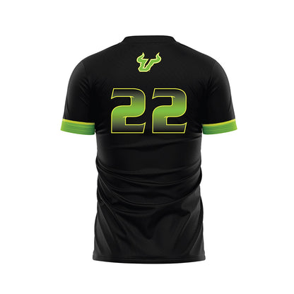 USF - NCAA Men's Soccer : Luka Zujovic - Black Soccer Jersey-1
