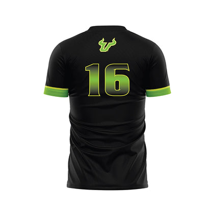 USF - NCAA Men's Soccer : Dominic Wilson - Black Soccer Jersey-1