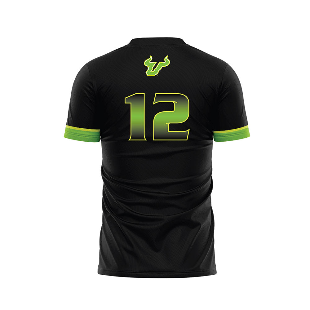 USF - NCAA Men's Soccer : Jakob Auby - Black Soccer Jersey-1