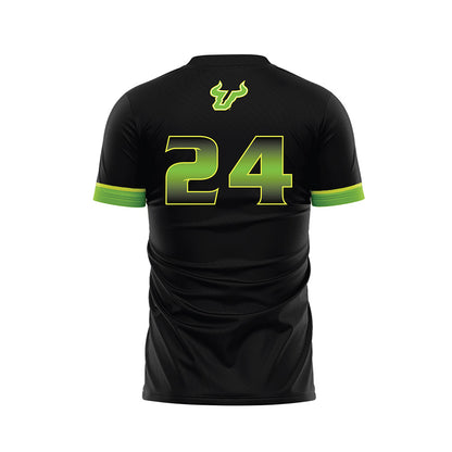 USF - NCAA Men's Soccer : Nicolas Pietrantonio - Black Soccer Jersey-1