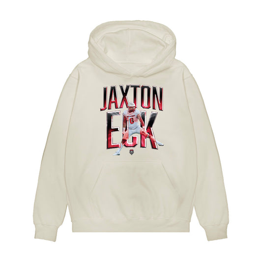 New Mexico - NCAA Football : Jaxton Eck - Collage Premium Hooded Sweatshirt-0