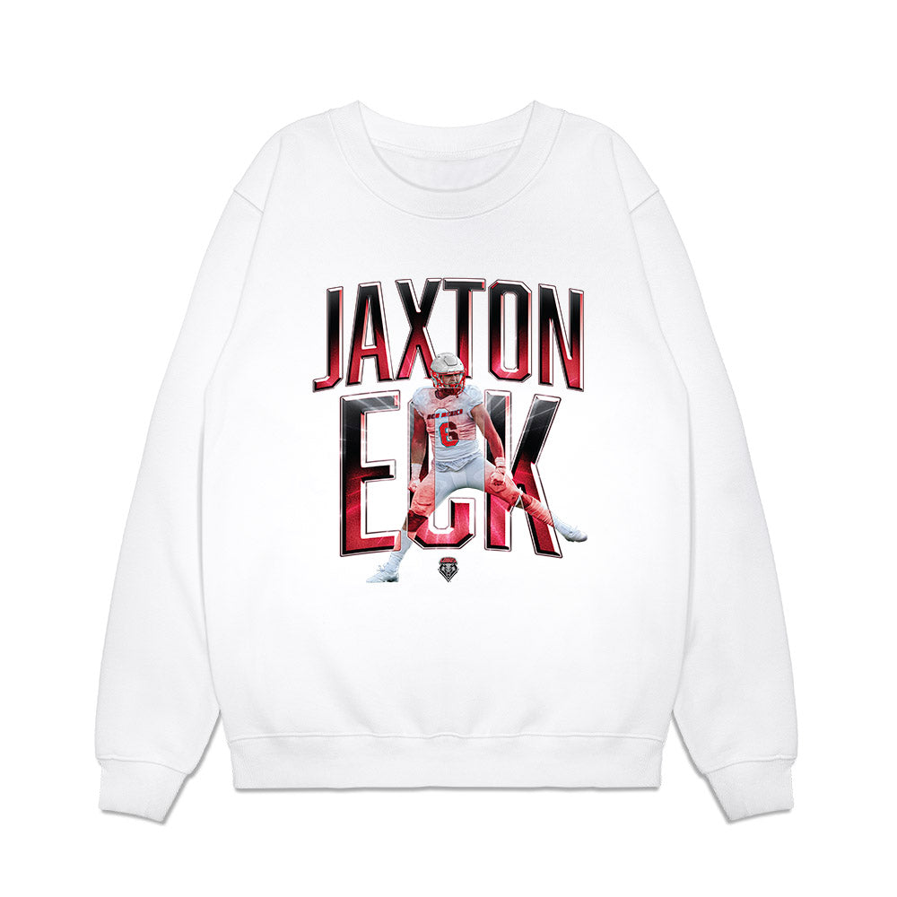 New Mexico - NCAA Football : Jaxton Eck - Collage Premium Crewneck Sweatshirt-0