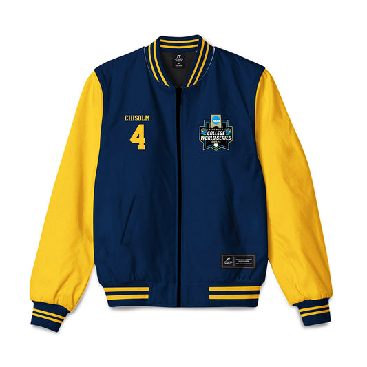 Murray State - NCAA Baseball : Connor Chisolm - Bomber Jacket-0