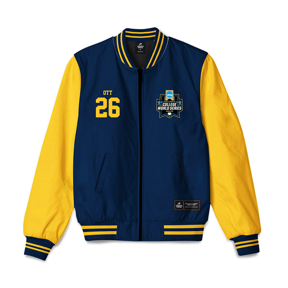Murray State - NCAA Baseball : Colby Ott - Bomber Jacket-0