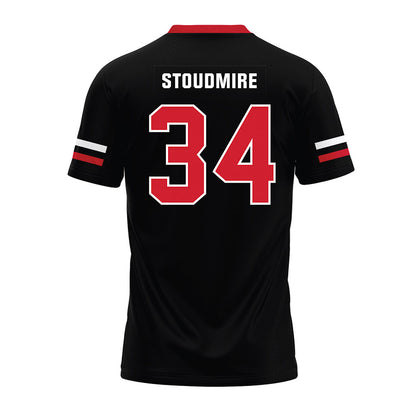 Nebraska - NCAA Football : Owen Stoudmire - Black Premium Football Jersey-1