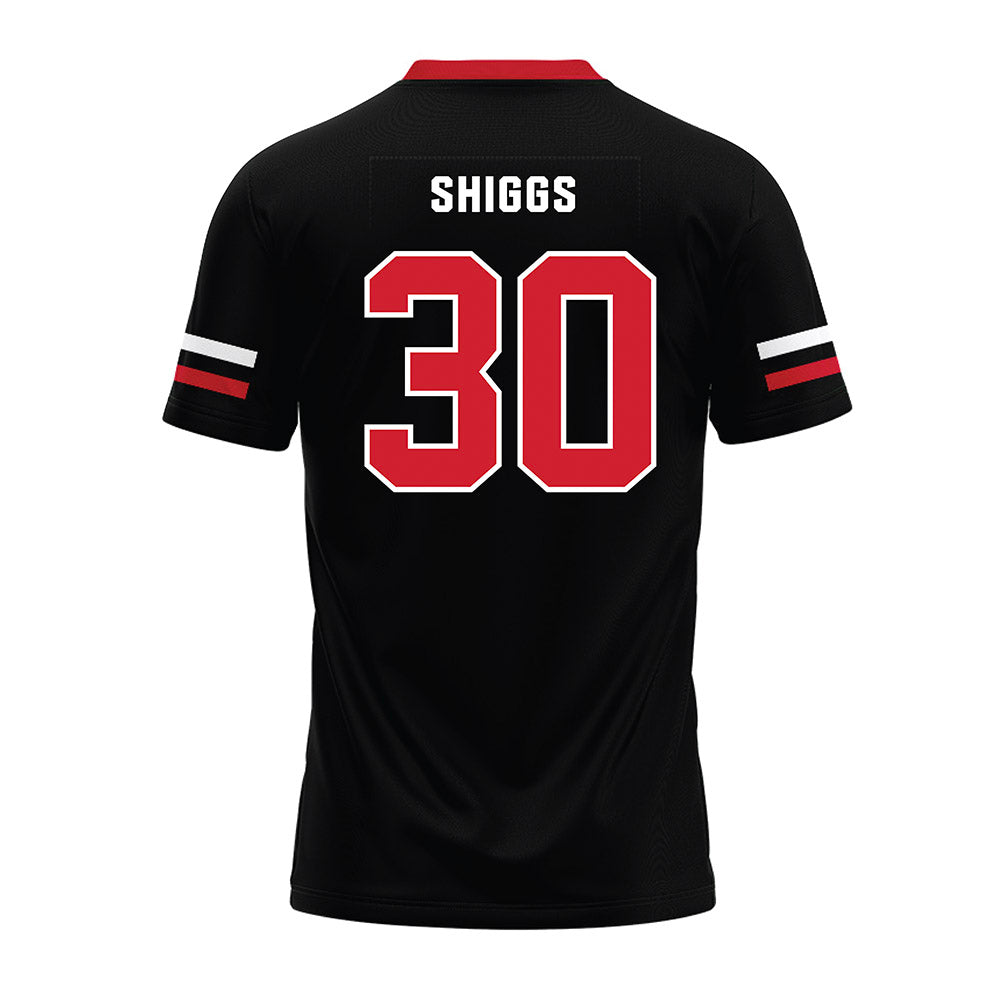Nebraska - NCAA Football : Jasin Shiggs - Black Premium Football Jersey-1