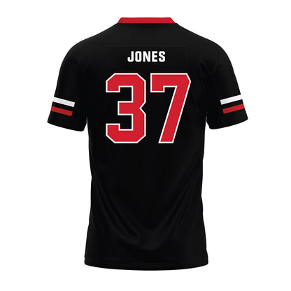 Nebraska - NCAA Football : Donovan Jones - Black Premium Football Jersey-1