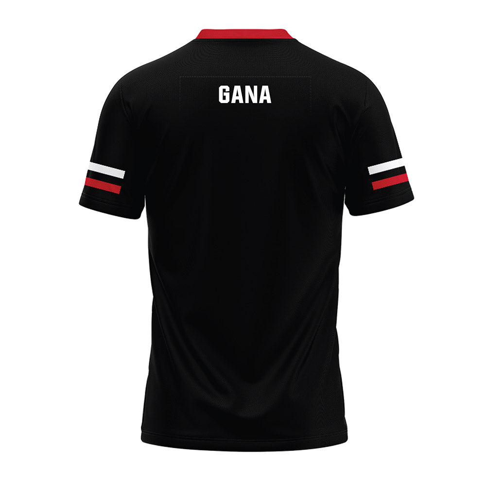 Nebraska - NCAA Football : Kyson Gana - Black Premium Football Jersey-1