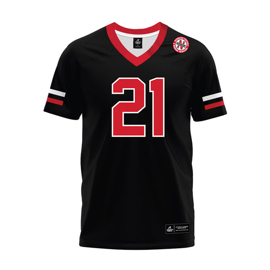 Nebraska - NCAA Football : Rex Guthrie - Black Premium Football Jersey-0