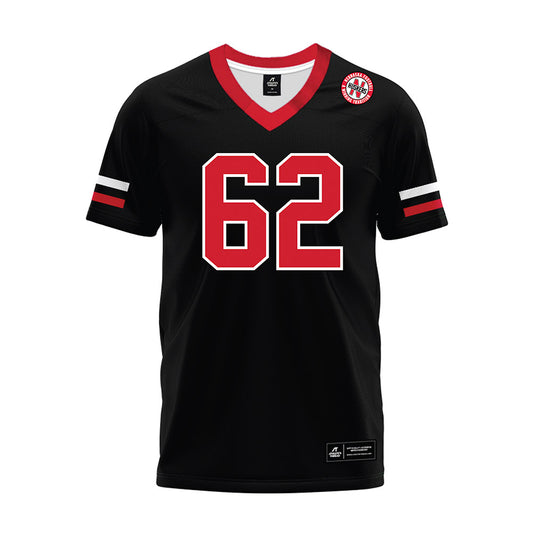 Nebraska - NCAA Football : Sam Sledge - Black Premium Football Jersey-0