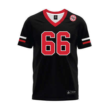 Nebraska - NCAA Football : Grant Brix - Black Premium Football Jersey-0