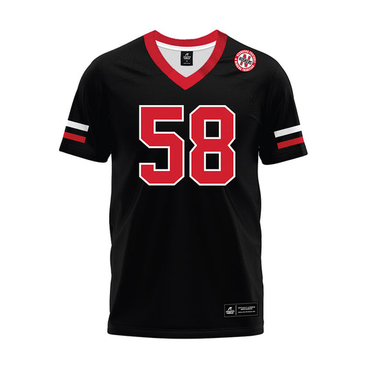 Nebraska - NCAA Football : Mason Goldman - Black Premium Football Jersey-0
