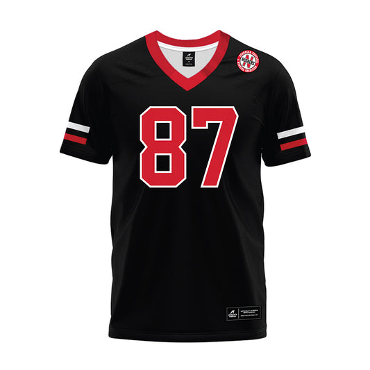 Nebraska - NCAA Football : Jack Wills - Black Premium Football Jersey-0