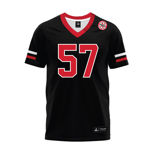 Nebraska - NCAA Football : Elijah Pritchett - Black Premium Football Jersey-0