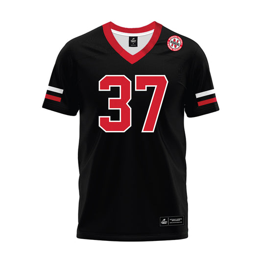 Nebraska - NCAA Football : Kamdyn Koch - Black Premium Football Jersey-0