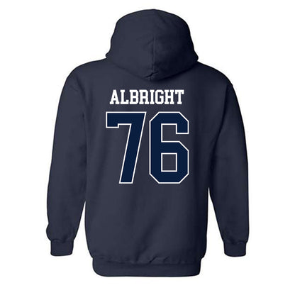 Penn State - NCAA Football : Hunter Albright - Sports Shersey Hooded Sweatshirt-1