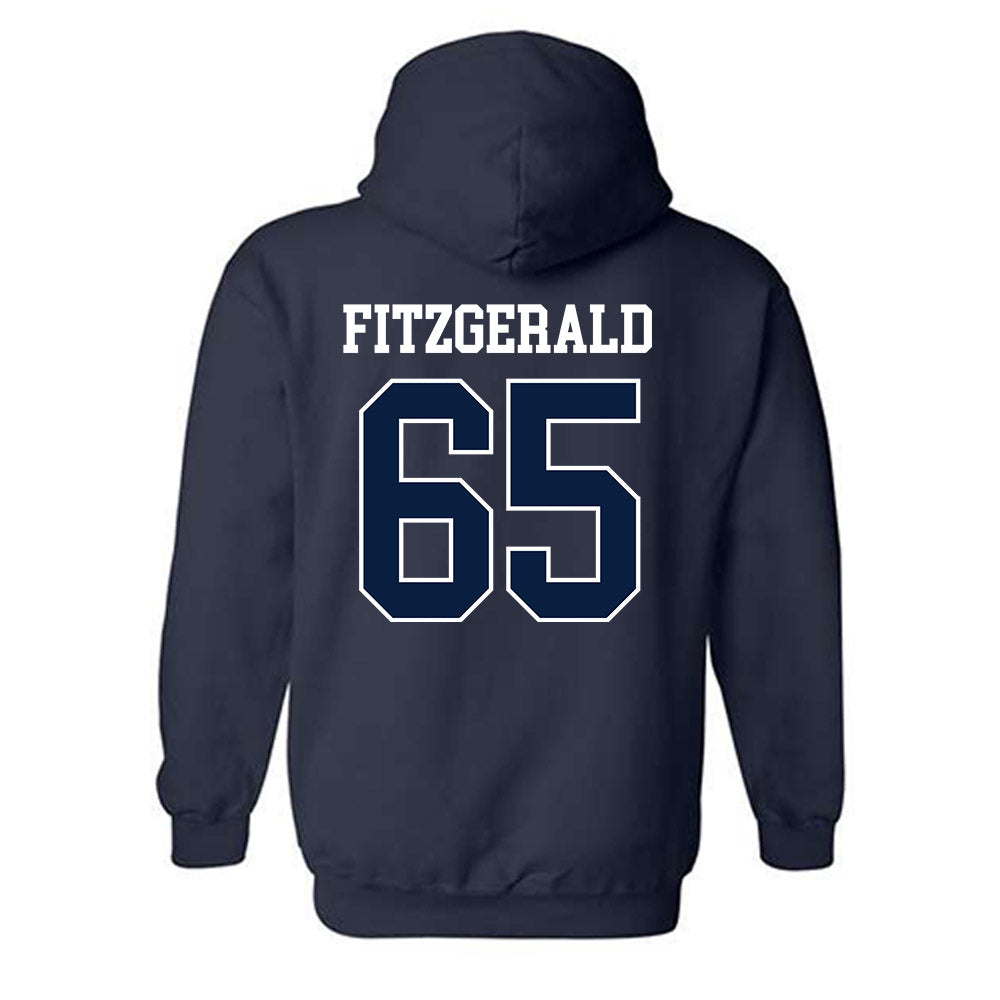 Penn State - NCAA Football : Jim Fitzgerald - Sports Shersey Hooded Sweatshirt-1