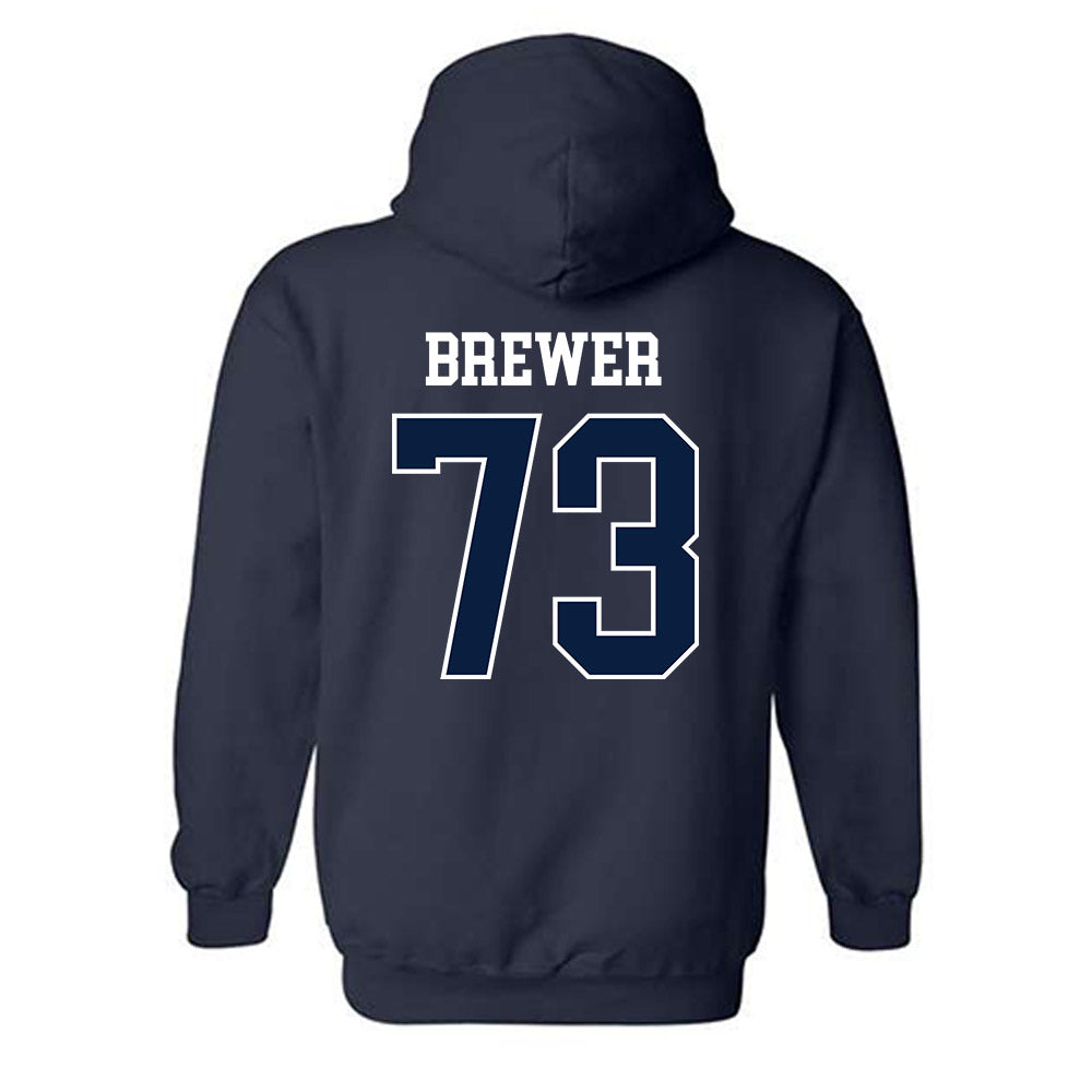 Penn State - NCAA Football : Caleb Brewer - Sports Shersey Hooded Sweatshirt-1