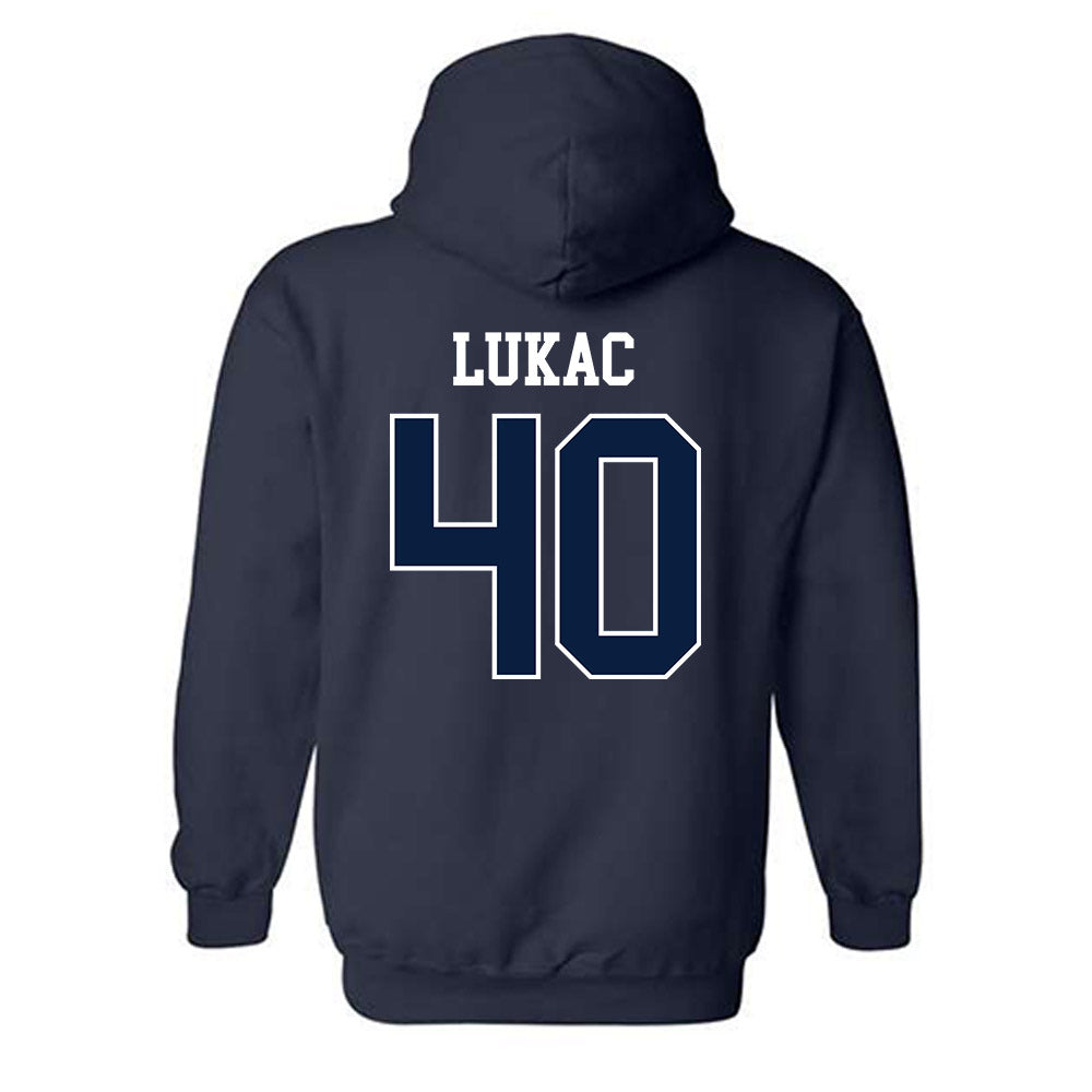 Penn State - NCAA Football : Jake Lukac - Sports Shersey Hooded Sweatshirt-1