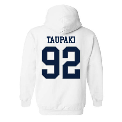 Penn State - NCAA Football : Siale Taupaki - Sports Shersey Hooded Sweatshirt-1