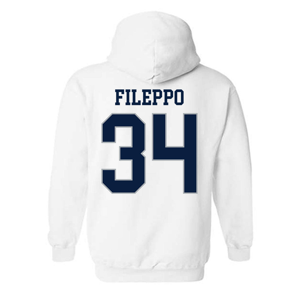 Penn State - NCAA Football : Chris Fileppo - Sports Shersey Hooded Sweatshirt-1