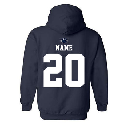 Penn State - NCAA Men's Soccer : Ryan Sterling - Sports Shersey Hooded Sweatshirt-1