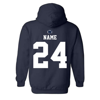 Penn State - NCAA Men's Soccer : Beckham Brown - Sports Shersey Hooded Sweatshirt-1