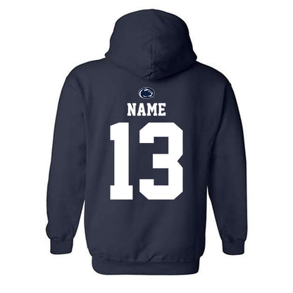 Penn State - NCAA Men's Soccer : Justin Ross - Sports Shersey Hooded Sweatshirt-1