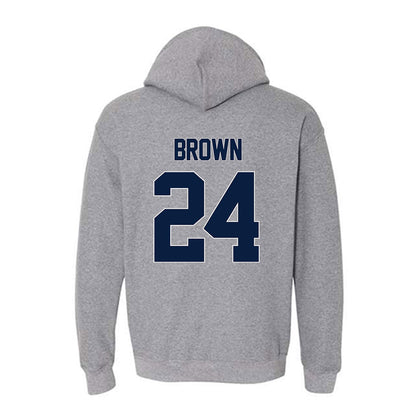 Penn State - NCAA Men's Soccer : Beckham Brown - Sports Shersey Hooded Sweatshirt-1