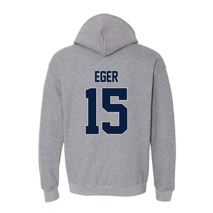 Penn State - NCAA Men's Soccer : Matt Eger - Sports Shersey Hooded Sweatshirt-1