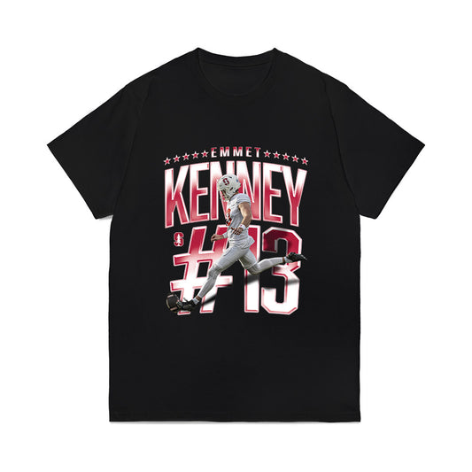Stanford - NCAA Football : Emmet Kenney - Collage Comfort Colors T-Shirt-0