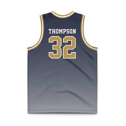 Georgia Tech - NCAA Men's Basketball : Dyllan Thompson - Navy Basketball Jersey-1
