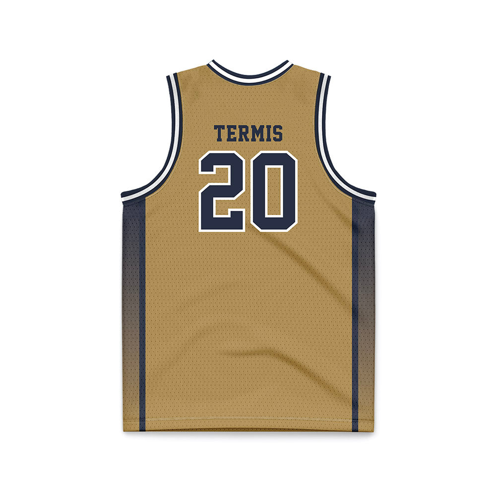 Georgia Tech - NCAA Women's Basketball : Ariadna Termis - Gold Basketball Jersey-1