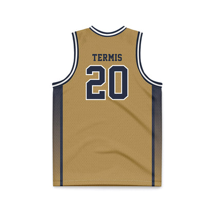 Georgia Tech - NCAA Women's Basketball : Ariadna Termis - Gold Basketball Jersey-1