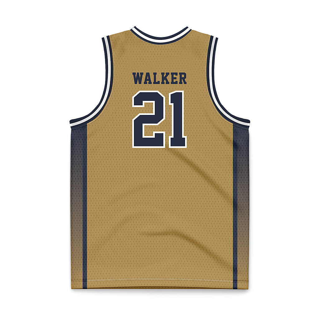 Georgia Tech - NCAA Women's Basketball : Talayah Walker - Gold Basketball Jersey-1
