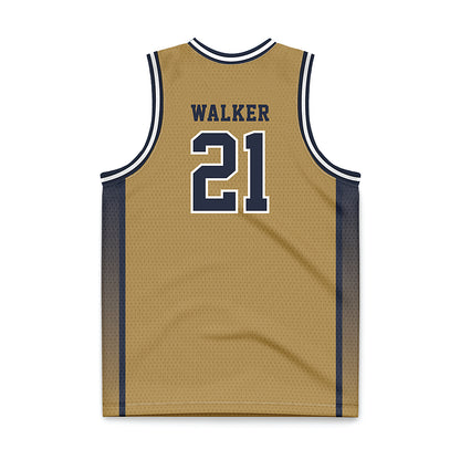 Georgia Tech - NCAA Women's Basketball : Talayah Walker - Gold Basketball Jersey-1