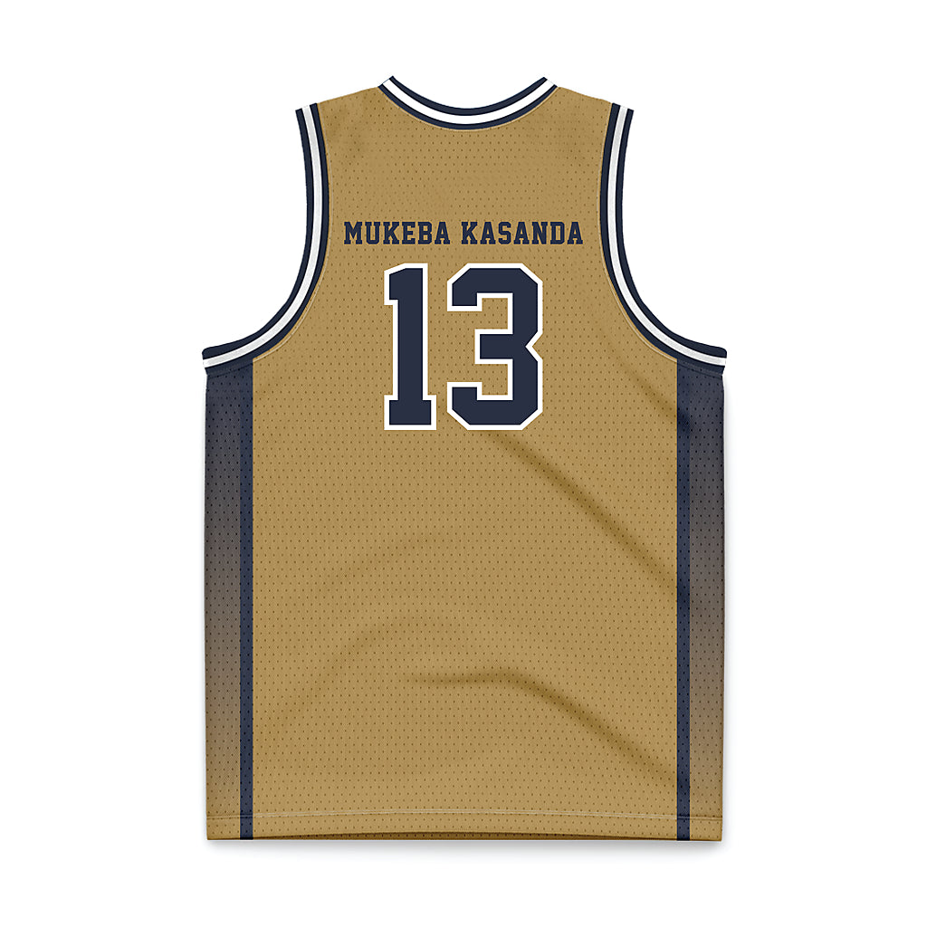 Georgia Tech - NCAA Women's Basketball : Deborah Mukeba Kasanda - Gold Basketball Jersey-1