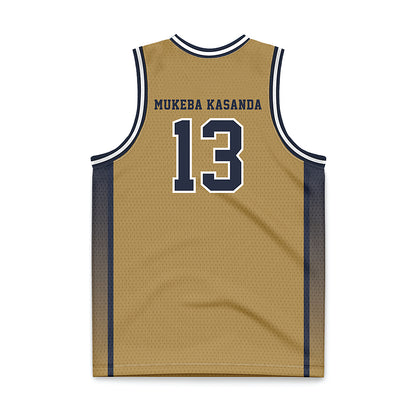 Georgia Tech - NCAA Women's Basketball : Deborah Mukeba Kasanda - Gold Basketball Jersey-1