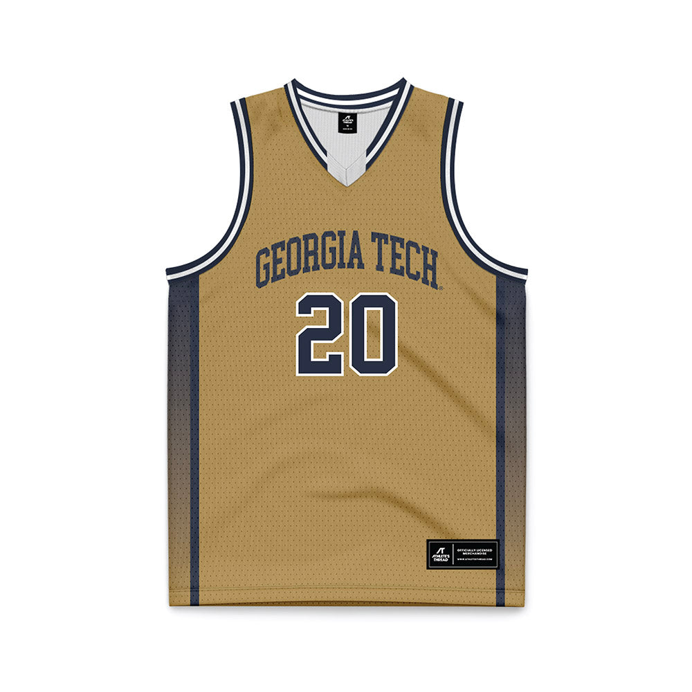 Georgia Tech - NCAA Women's Basketball : Ariadna Termis Casas - Gold Basketball Jersey-0