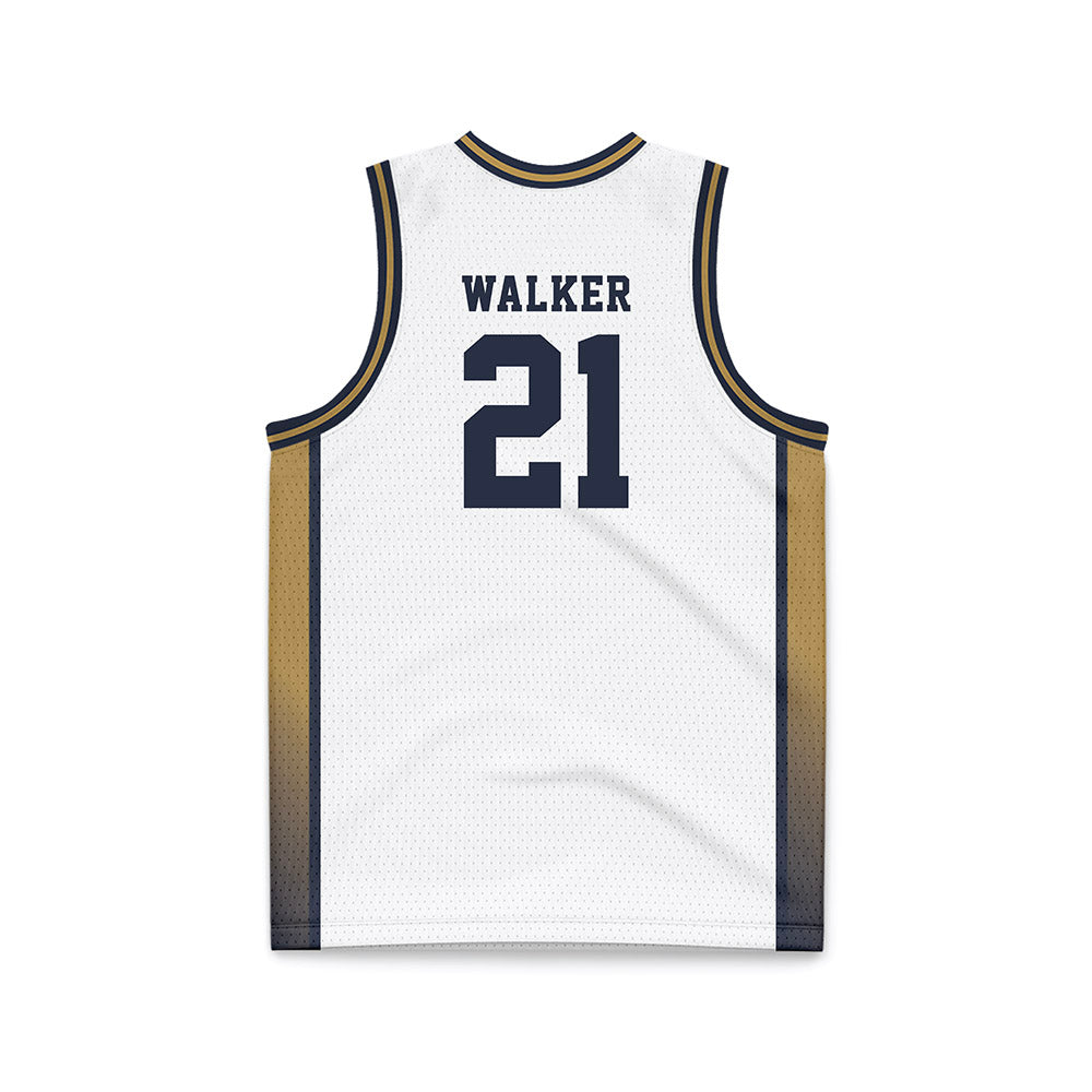 Georgia Tech - NCAA Women's Basketball : Talayah Walker - White Basketball Jersey-1