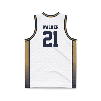Georgia Tech - NCAA Women's Basketball : Talayah Walker - White Basketball Jersey-1
