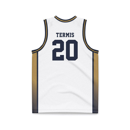 Georgia Tech - NCAA Women's Basketball : Ariadna Termis - White Basketball Jersey-1